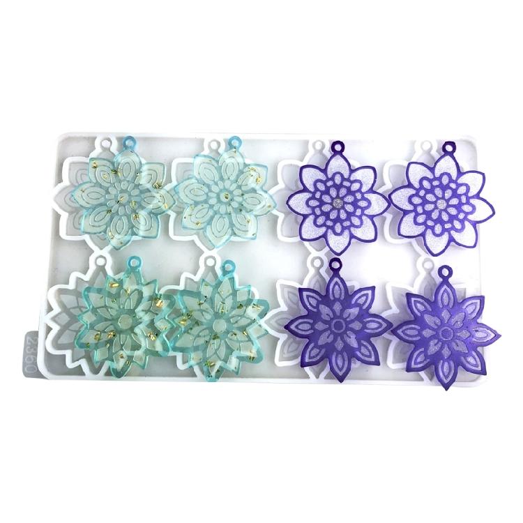 Handmade Pendant Crafting Mold Flower Ear Accessory Mold for Jewelry Enthusiasts