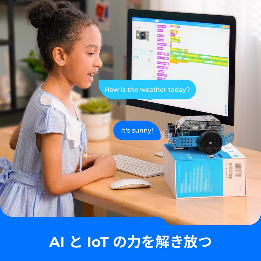 Makeblock mBot2 Программирование Кодирование Робот для Scratch AI Обучающийся Робот, который поддерживает WiFi IoT AI Learn 8 лет и Робот Игрушки для STEM Робот Игрушка