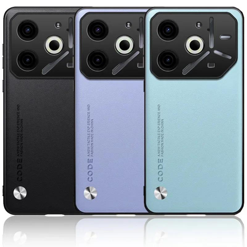 Простой жесткий чехол из искусственной кожи для Tecno POVA 6 Neo 6pro, матовый силиконовый бампер, защита камеры, противоударный чехол для телефона Pova6 NEO 6 Pro