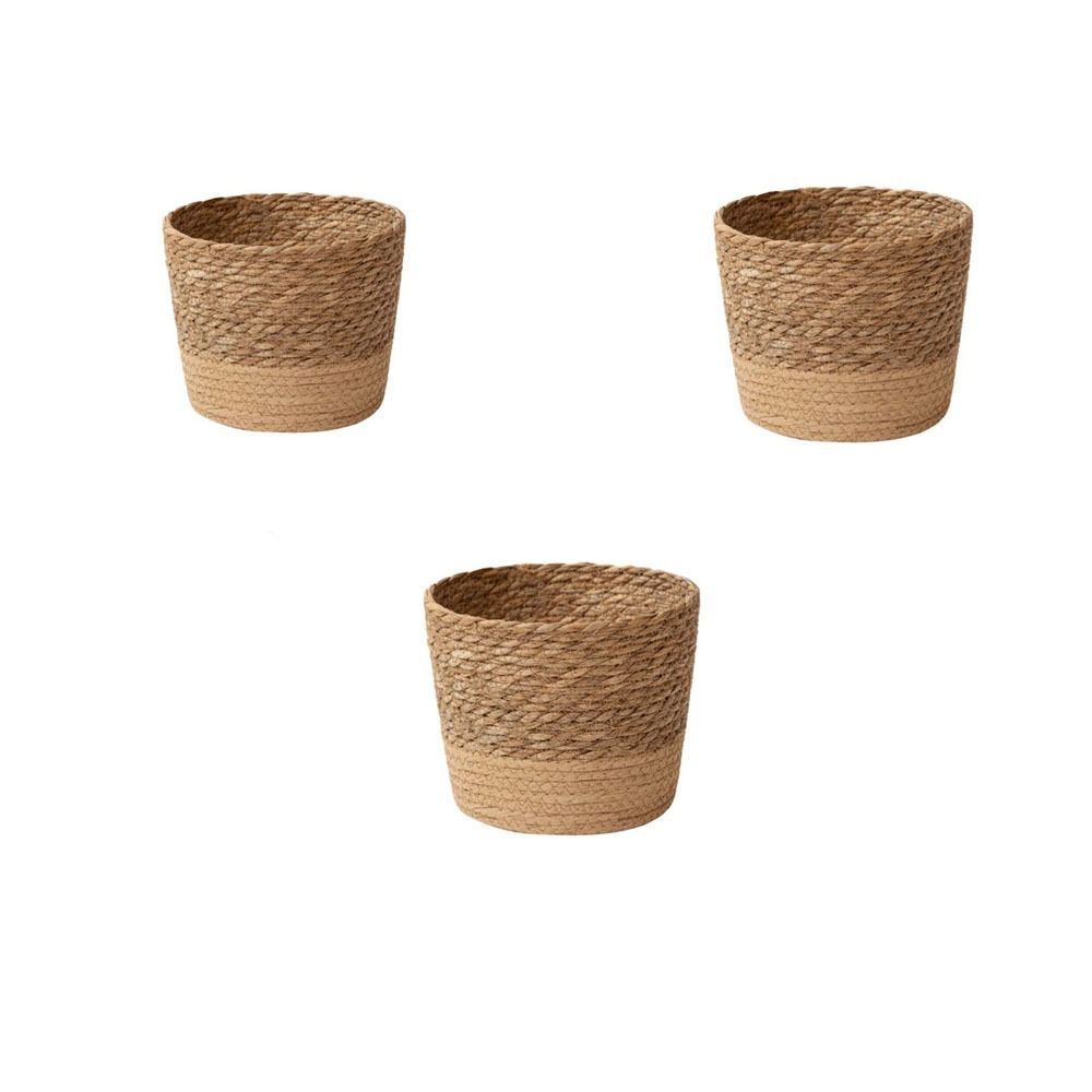 Garden Weaving Pot Handmade Planter Basket New Flower Pot