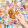100 Small Size Cartoon Animal Stickers Not Repeat Laptop Water Cup Graffiti Stickers