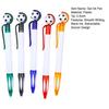 5 Pcs Soccer Rollerball Pens 0.5mm Black Ink Retractable Ballpoint Pens Football Gel Ink Pens for Sports Party Favors Kids Birthday Gifts