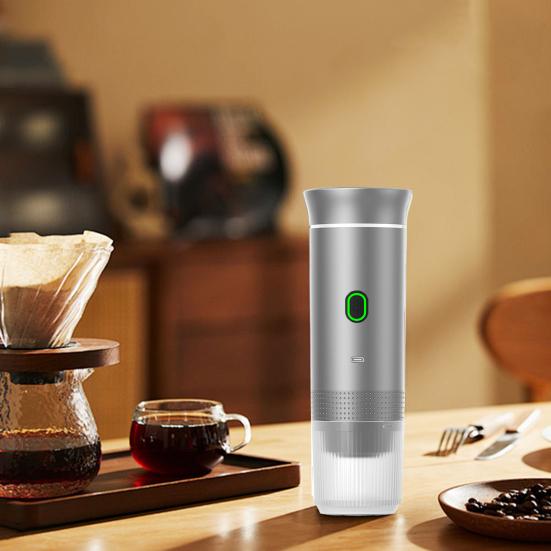 Портативная дорожная кофемашина с сенсорным управлением, USB-зарядка, беспроводная, простая в очистке, кофеварка с быстрым нагревом 3 в 1