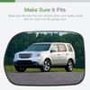 SCITOO Side View Mirror Glass Driver Left Side Fit For 2003-2008 For HONDA PILOT W/O HEATED Chrome Flat Replacement Exterior Mirror Glass