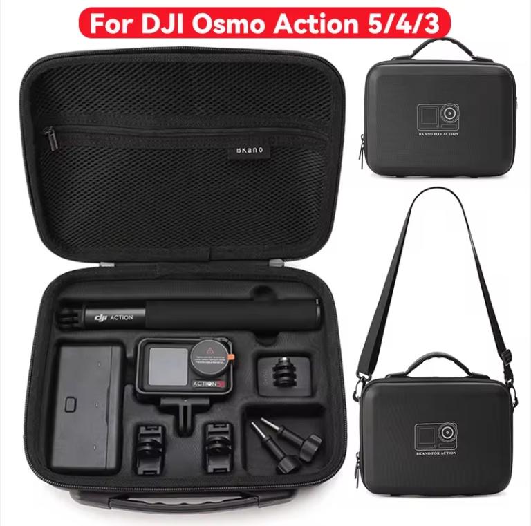 Для DJI OSMO Action 5 Pro 4/3 портативный чехол водонепроницаемая сумка зарядное устройство аккумуляторная подставка палка для селфи коробка для хранения аксессуары сумка