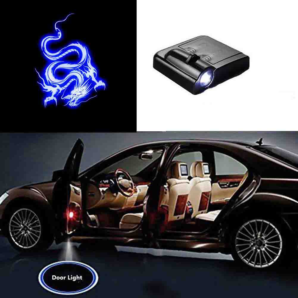 Автомобильный светодиодный теневой проектор. Приветственные огни. Приветственные огни. Лазерный проектор на двери автомобиля.