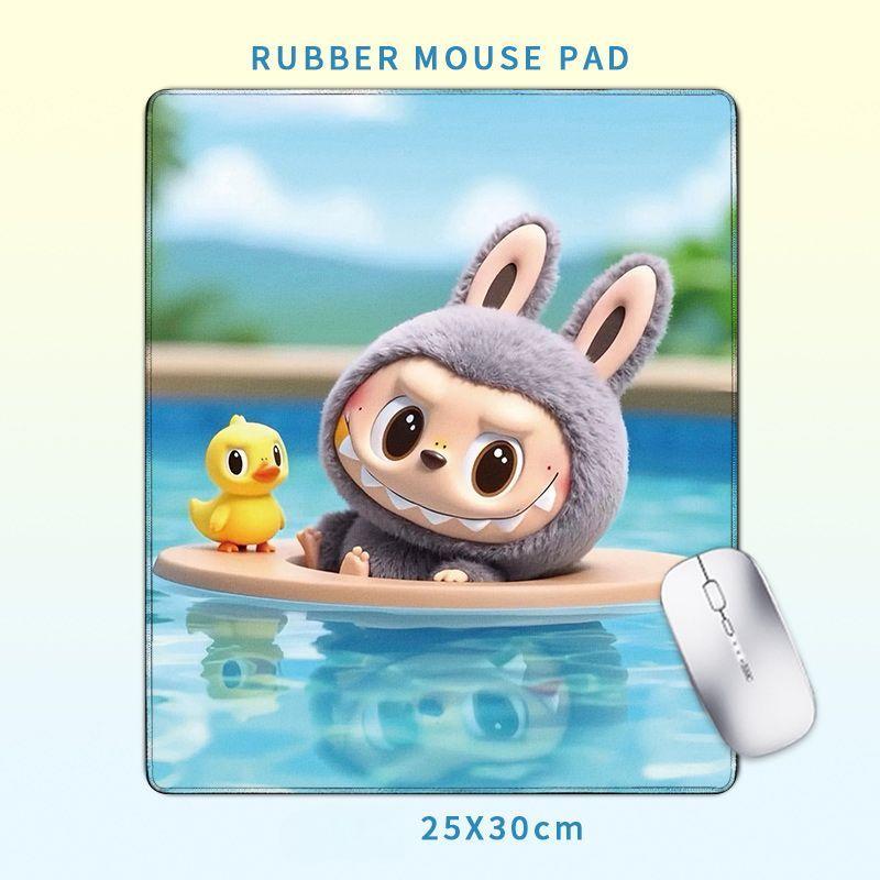 Милый коврик для мыши, Мультяшная подставка для запястья для офиса, Коврик для компьютерной клавиатуры, Моющийся коврик для мыши