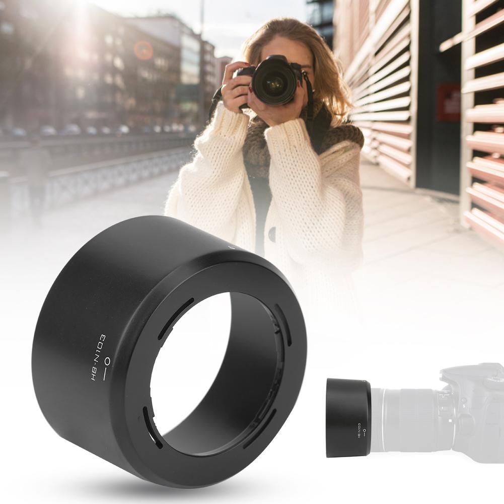 HB N103 ABS Черная Бленда для Объектива Камеры для Nikon 1 VR 30 110mm f 3.8 5.6
