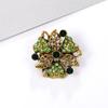 Pin Corsage Clothing with Crystal Brooch Wholesale Alloy Rhinestone Small Fashion Trade Card Accessories