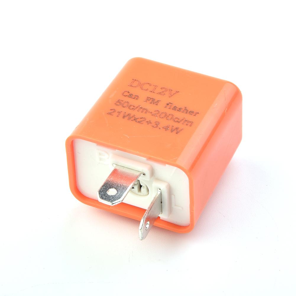 2-контактный регулируемый светодиодный мигающий реле поворотника мигалка для мотоцикла светодиодный индикатор мигающий реле мото
