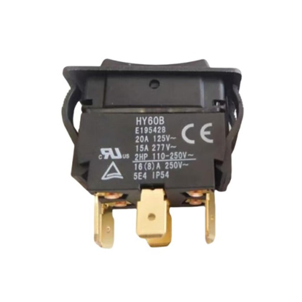 Промышленный 6-контактный кулисный переключатель 125/250 В 20/15 А кнопочные переключатели дуговой кнопочный переключатель для промышленного электропитания
