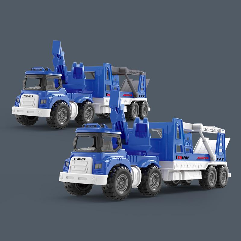 Имитация сплава инерционный кран прицеп транспортер модель детская игрушка подарок на день рождения