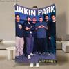 Rock Band L-Linkin Cool P-Park Blanket Soft Fluffy Throw Luxury Blanket Throw Kid Adult Sofa Bed Blanket Cover Travel Throw Gift