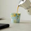 Hand-Painted Rose Ceramic Tea Cup Set - Elegant Women's Host Collection