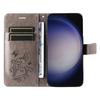 For Samsung Galaxy S25/S24 Wallet Case Floral Butterfly Imprinted Leather Phone Cover Stand