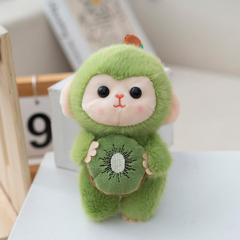 Creative Plush Monkey Doll With Dog Shape For Handbag Decoration And Gift