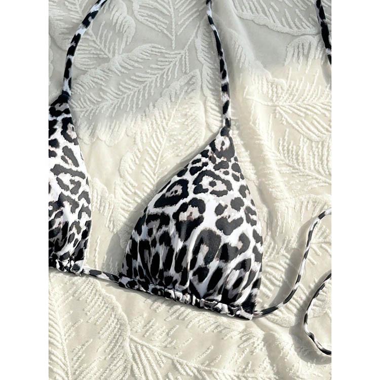 2025 Европейский и американский кружевной купальник-топ халтер на шнуровке Женский купальник