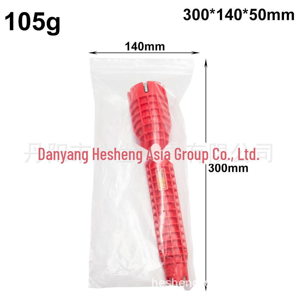 «5-в-1: ключ для раковины, водонагревателя и инструмента для ремонта труб, красный и желтый»