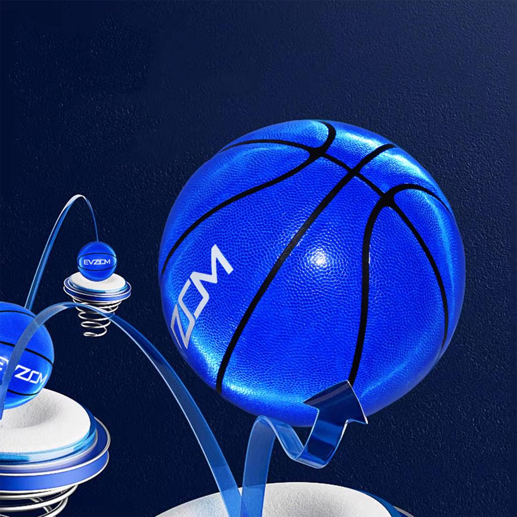EVZOM Баскетбол Настоящее желе Светоотражающий светящийся Подарок для подростков Старшеклассники Мальчики Прочный ударопрочный ТПУ Светоотражающий светящийся материал Прочный для использования в помещении и на открытом воздухе
