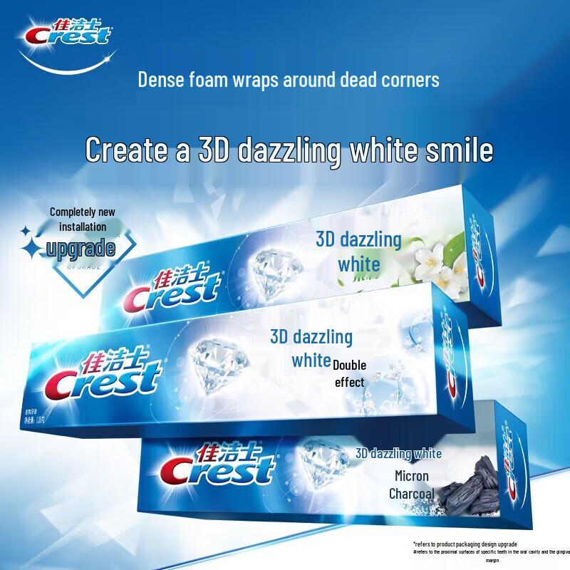 Зубная паста Crest 3D White двойного действия