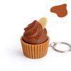 3D Printed Finger Button Pendant Simulation Coffee Calming Keychain  Children Adults