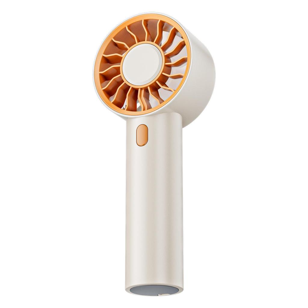 Handheld Mini Fan: Portable Silent USB Rechargeable Electric Fan for Desktop and Outdoor Use