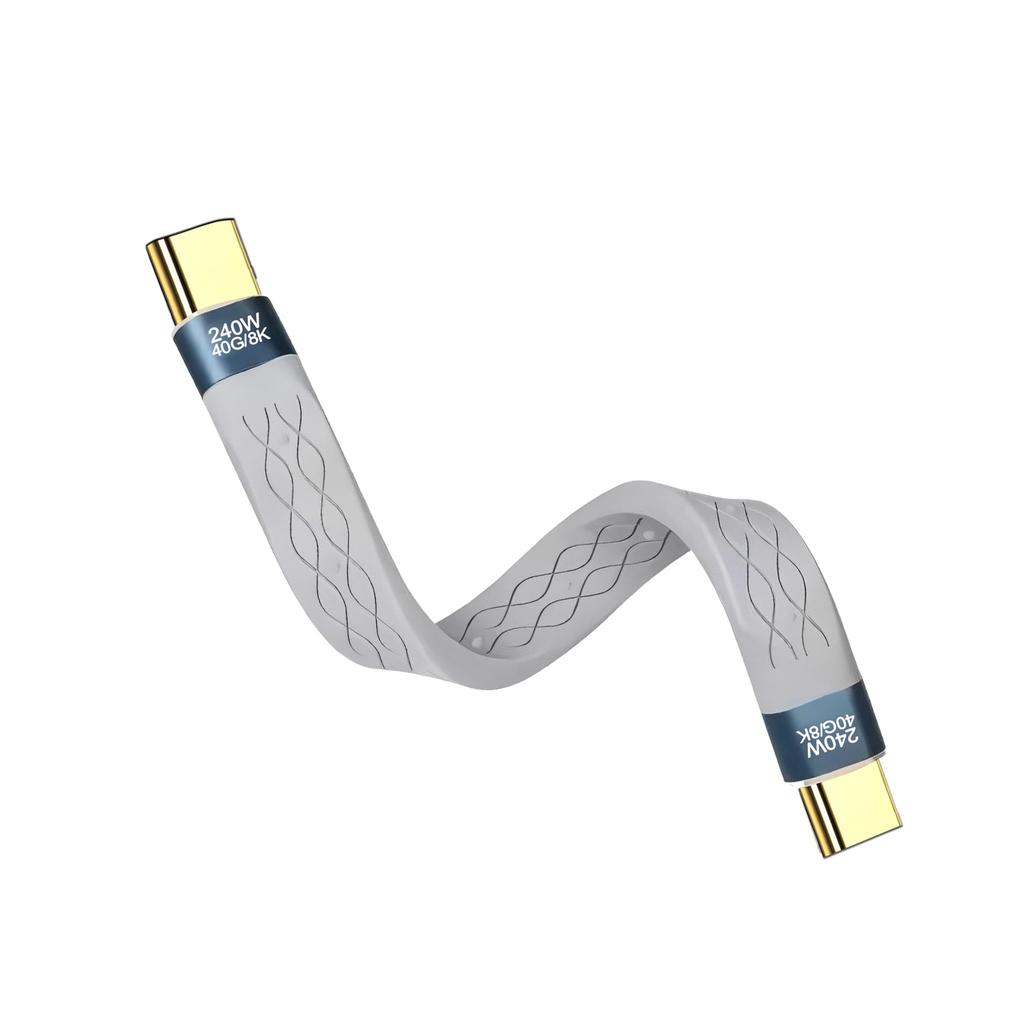 PD 5A 120W Быстрая зарядка Type C на Type C Кабель USB C на Type C Зарядный провод USB-C на USB-C Кабель для быстрой зарядки и передачи данных 40 Гбит/с