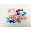 (100 Pieces/lot) Cute Handmade Pet Hair Grooming Accessories 73 Colors Boutique Ribbon Dog Cat Hair Bows With Metal Clips