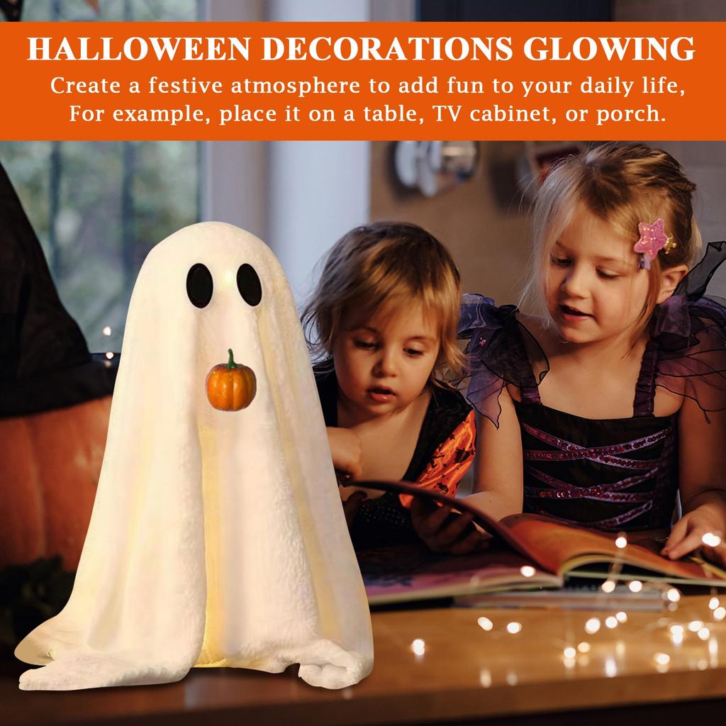 Halloween Decorations Glowing Halloween Decorations Indoor Cute Tabletop Decorations For Party Home Kitchen And Fireplace