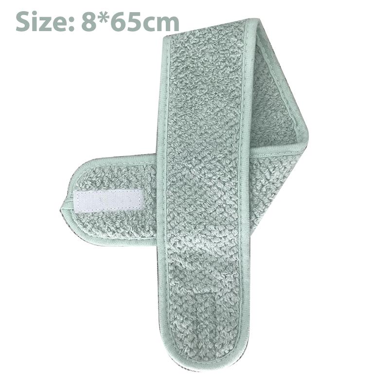 Регулируемая повязка на голову для макияжа, мягкая повязка для мытья лица, банное спа-повязка для лица