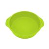 11-дюймовая круглая силиконовая форма для выпечки торта, поднос для выпечки торта своими руками(зеленый)