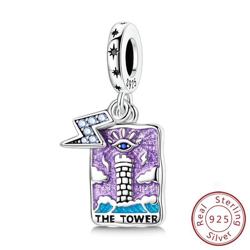 New Copper Charms Bead Penguin Owl Bow Heart Charm Fit Original Pendant Bracelet Jewelry Making For Women Gift