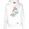 Polo Ralph Lauren FW23 Paint Splash Logo Print Loose Fit Hoodie Men Hoodies White 710926546-001