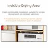 Aluminum Zinc Zinc Alloy Closet Valet Rod Retractable Wardrobe Clothing Rail  Hanging Suits