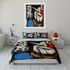 Robot-themed, bold graphic design. Bedding sets Duvet cover sets Duvet covers Pillowcases(1*Duvet Cover 2*Pillowcases without duvet insert)