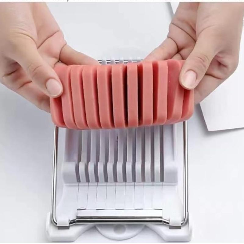 Многофункциональная ломтерезка для мяса из нержавеющей стали, ломтерезка для фруктов, бытовая ломтерезка для яиц, хот-догов, сыра, кухонные принадлежности