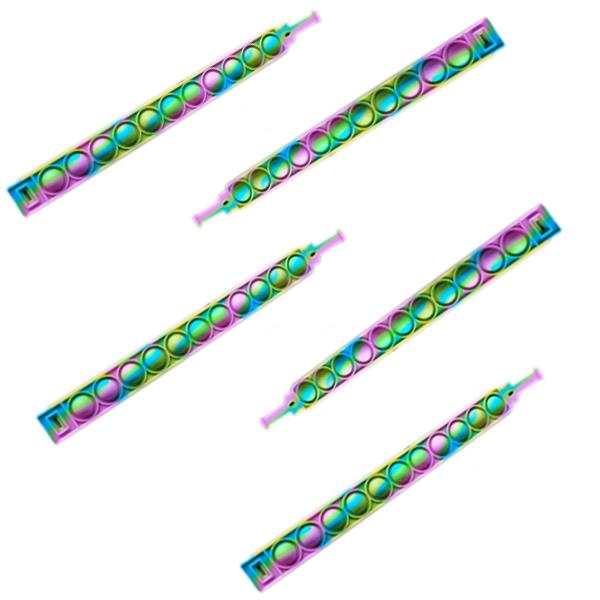 Модная игрушка для снятия стресса для детей, сенсорный подарок, новые игрушки Popite, браслет Push Bubble для взрослых, горячая ямочка