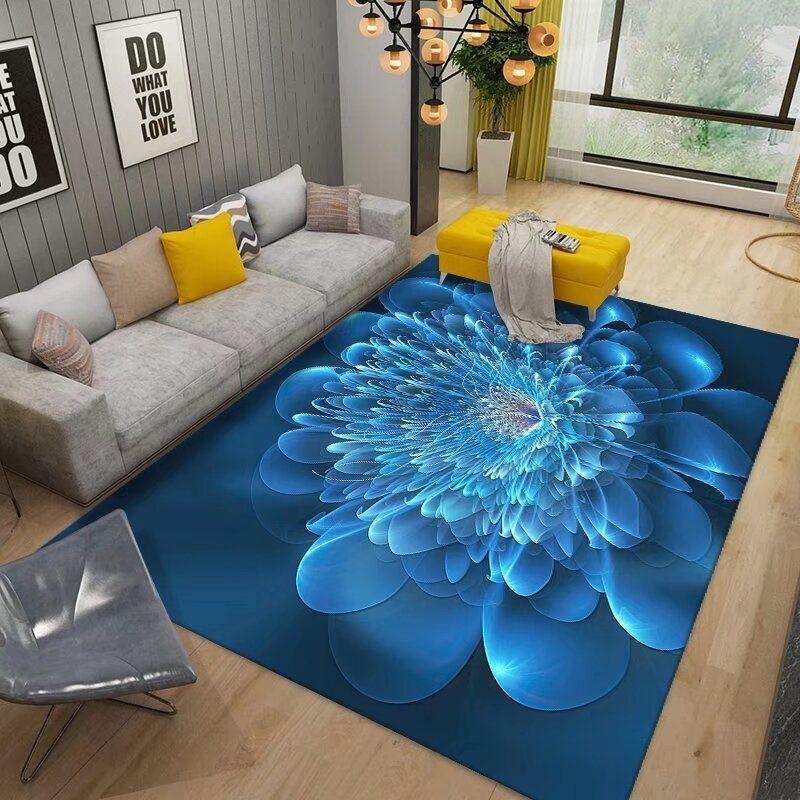 3D морской пляжный ковер для гостиной, спальни, противоскользящий диван, пол, большой декоративный ковер, домашний прихожая, балкон, коврик для ванной комнаты