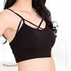 Сексуальный бюстгальтер с вырезами для девочек, укороченный бюстье, корсет без косточек, топы на бретельках, блузки на бретельках (Один размер)