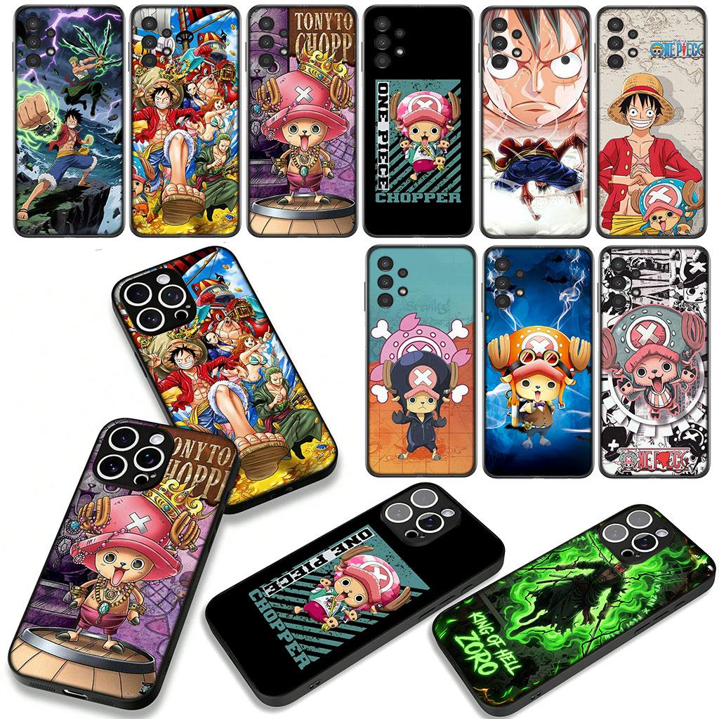 Чехол для Apple iPhone 16 15 14 Plus 13 12 Mini 17 Pro Max + ProMax 16E Air с изображением Тони Чоппера, Луффи и Зоро.