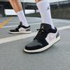 Air Jordan 1 Низкие Винтажные Баскетбольные Кроссовки Мужские Черно-Белые