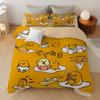 Ленивое яйцо Пододеяльник Наволочка Постельное белье МальчикДевочка Украшение спальни Детский-Подарок Односпальный Двуспальный Большой размер Застежка-молния Пододеяльник