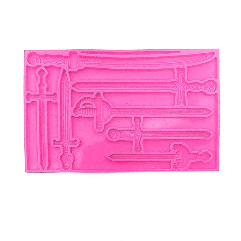 Sword Shaped Bookmark Resin Mold DIY Bookmark Mold Silicone Bookmark Mold for Epoxy Resin Casting Keychain Jewelry Mold