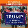 Флаг Трамп 2024 3x5 Уличный Внутренний Спасти Америку Снова Флаг Садовое Украшение