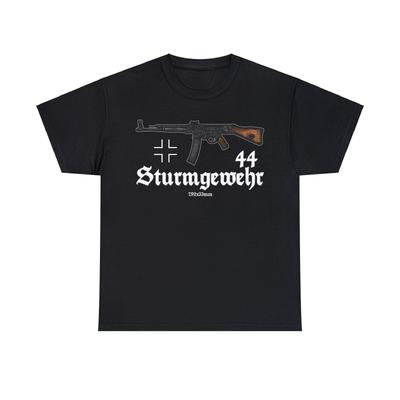 Футболка с изображением штурмовой винтовки Sturmgewehr 44 времен Второй мировой войны, немецкая StG44, 100% хлопок, круглый вырез, короткий рукав, летняя повседневная мужская футболка, размеры S-3XL