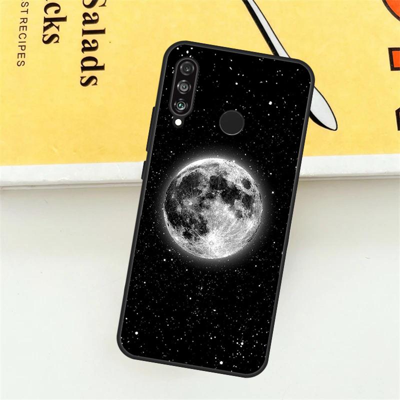 Чехол Луна Звезды Космос Для Huawei Nova 9 10 SE 7i 8i 11i 12i 12s Y73 Y72 Y61 Y91 Y90 Y70 P30 P40 Lite Y60 Pro
