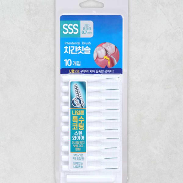 I-образный ежедневный межзубной ершик Sss 10P