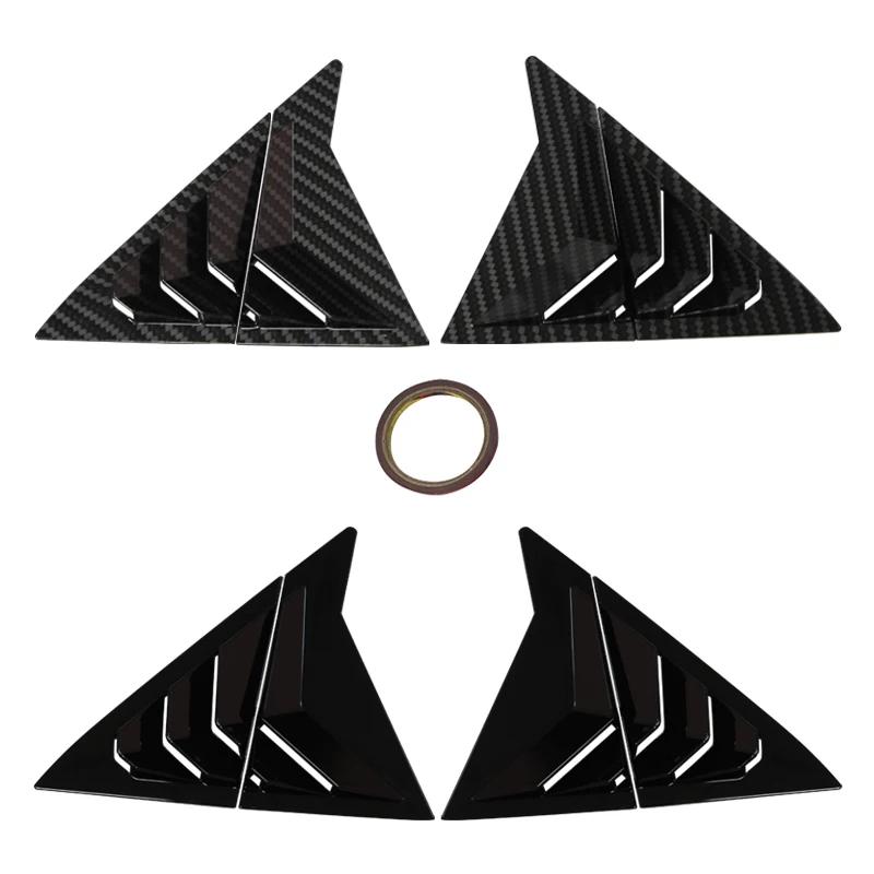 Fit For Hyundai Elantra Avante Sedan 2011-2015 2Pcs Car Rear Window Side Vent Shutter Louver Cover Trim Exterior Accessories