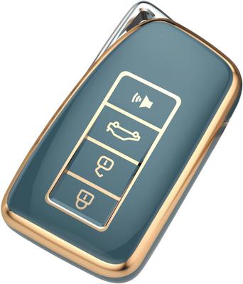Чехол для ключа Lexus Key Fob Cover, для Lexus ES RX GS GX is LC LS NX RS LX RC Premium Soft TPU Full Cover Protection Key Fob Case Remote Key Holder
