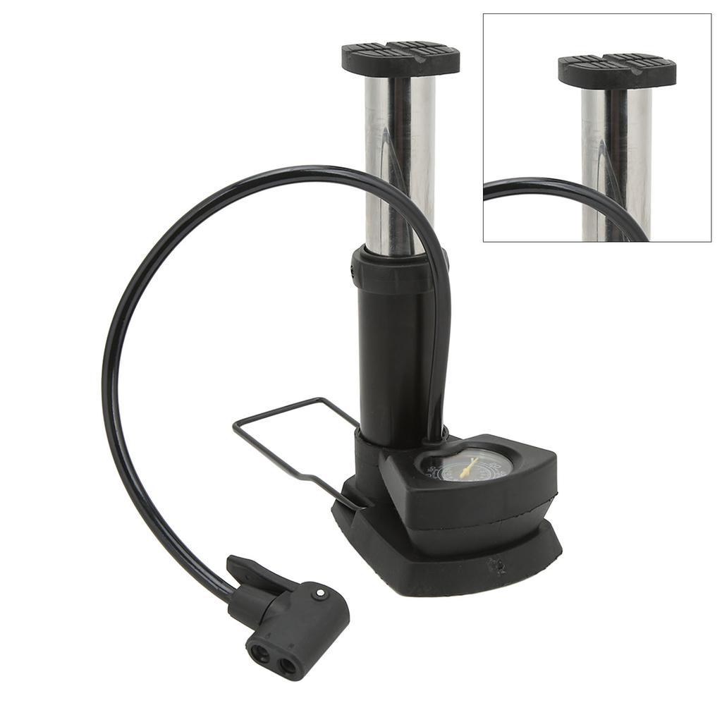 Ножной насос Алюминиевый сплав Высокое давление Портативный Мини Педальный насос для велосипеда Баскетбола Надувной